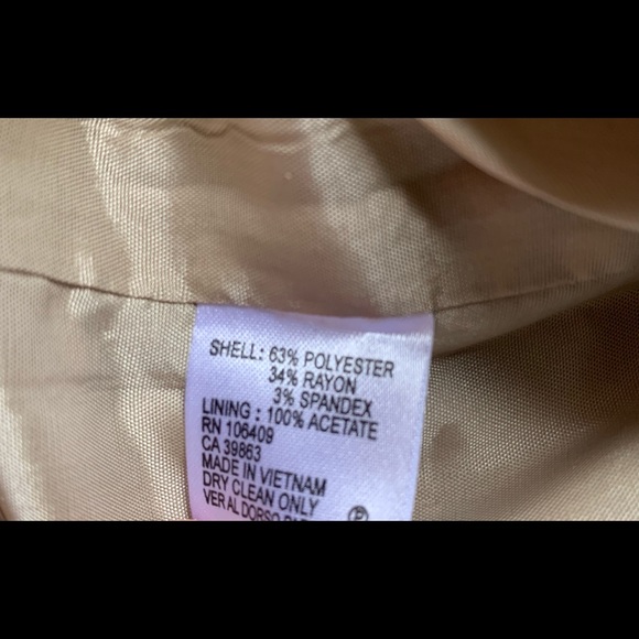 Tahari ASL Career Skirt Lined Glen Plaid Ivory Birchwood Size 8 $118 NWT - Picture 5 of 5